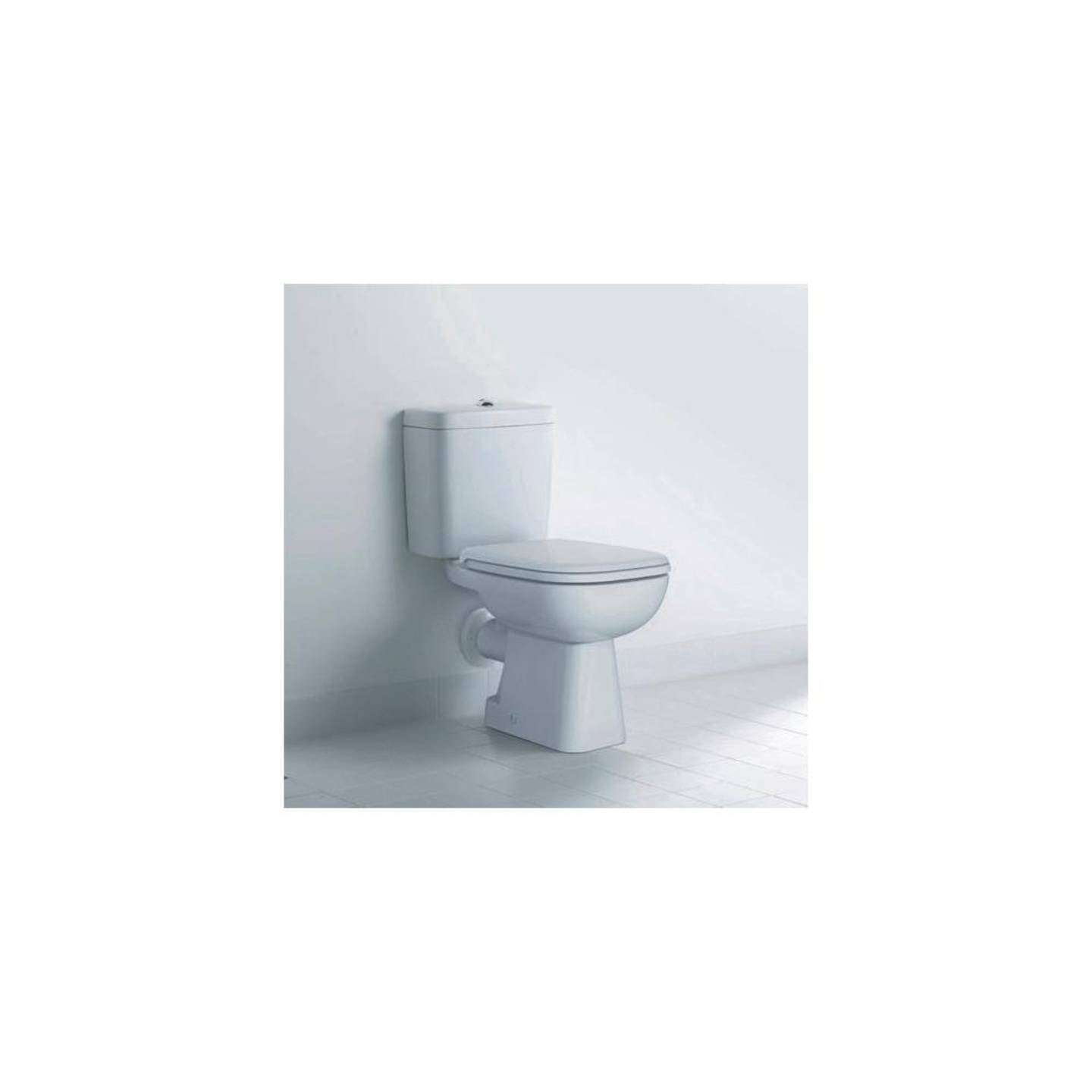Duravit WC-Sitz D-Code Weiß mit verdeckten Edelstahlscharniere Bad WC-Sitz 78cm - 4021534384769