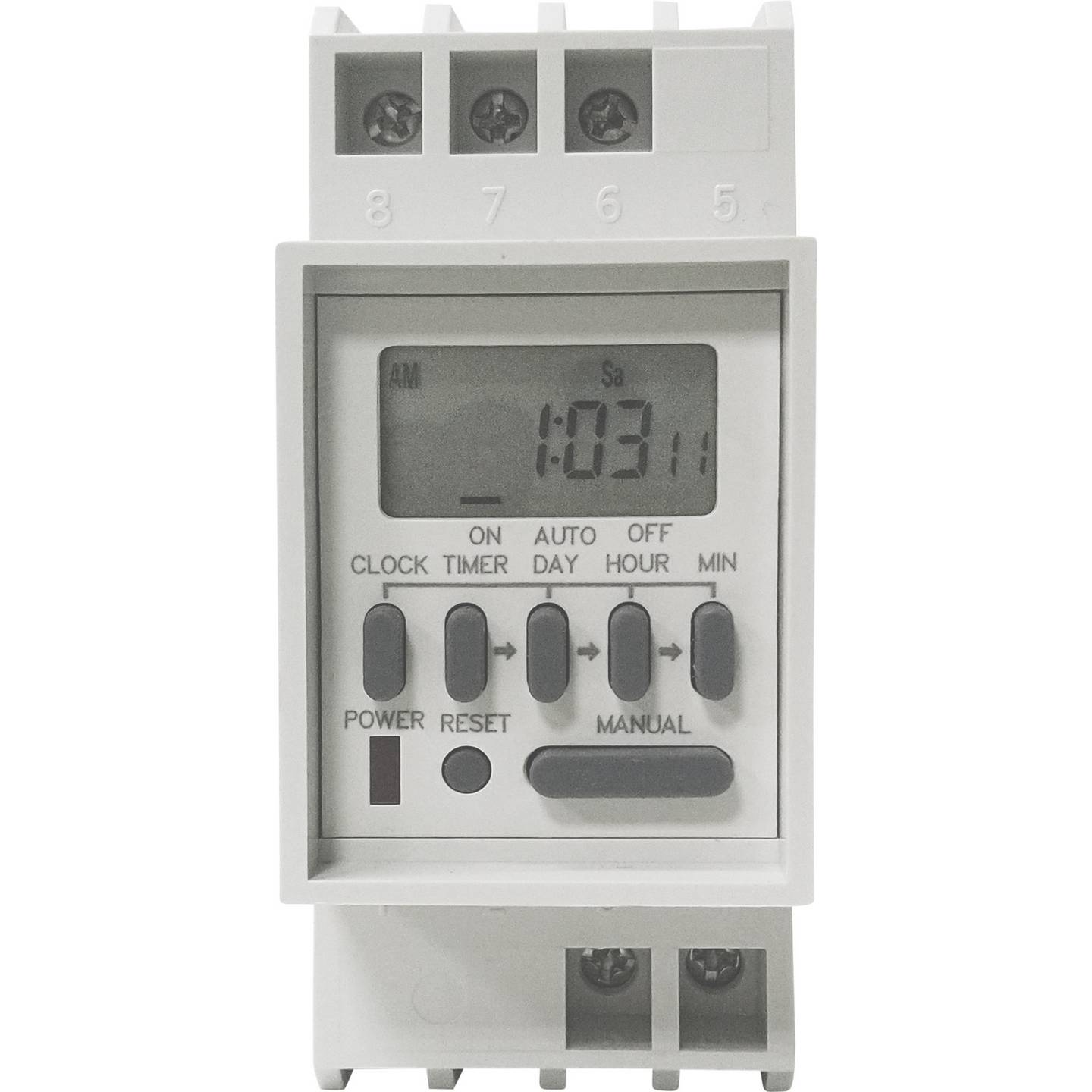 C-Control Hutschienen-Zeitschaltuhr TM-848-2 digital 230V 4000W Timerfunktion - 4053199982219