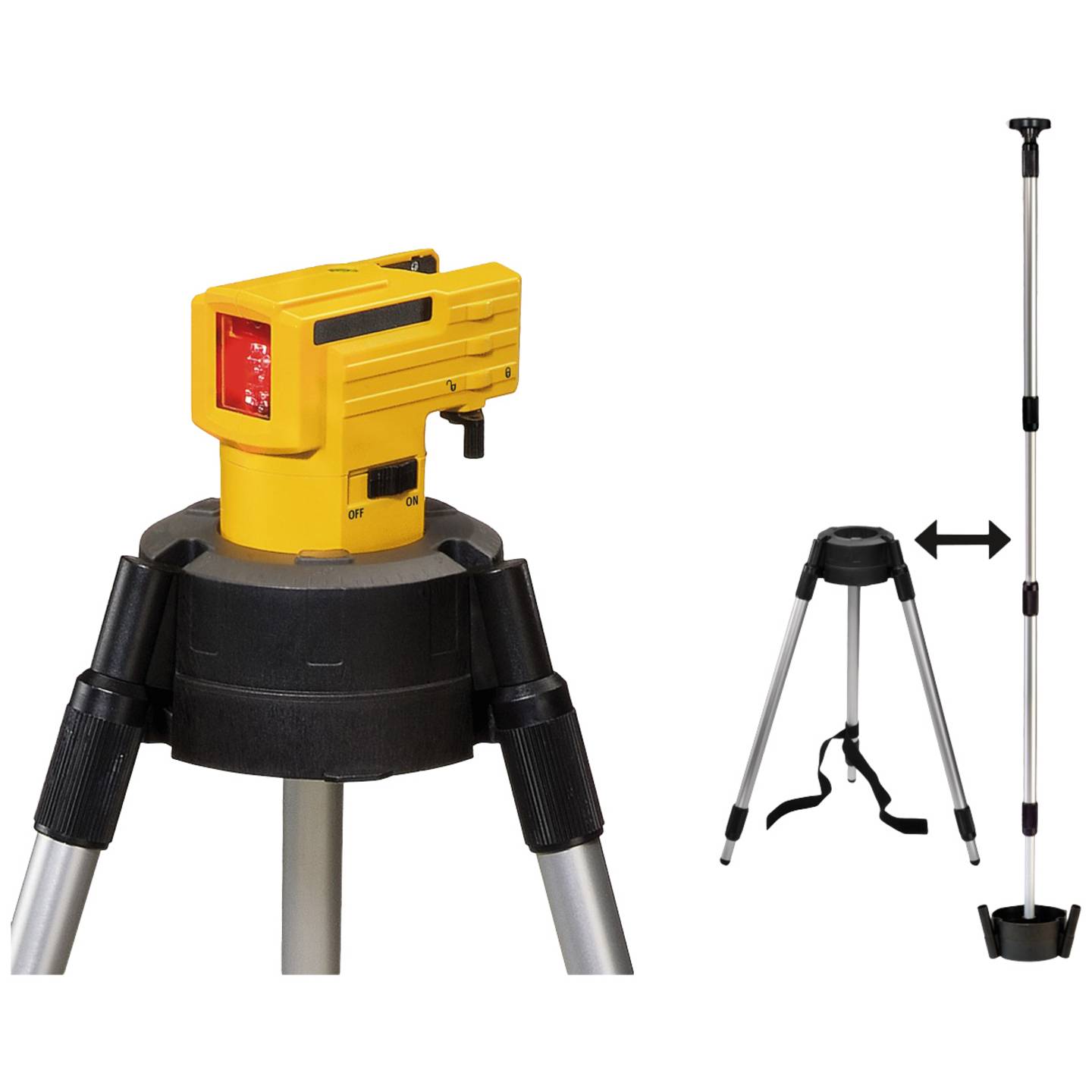 Kreuzlinienlaser LAX 50 2-pcs inkl Stativ 10m Reichweite Nivelliergenauigkeit - 4005069167899