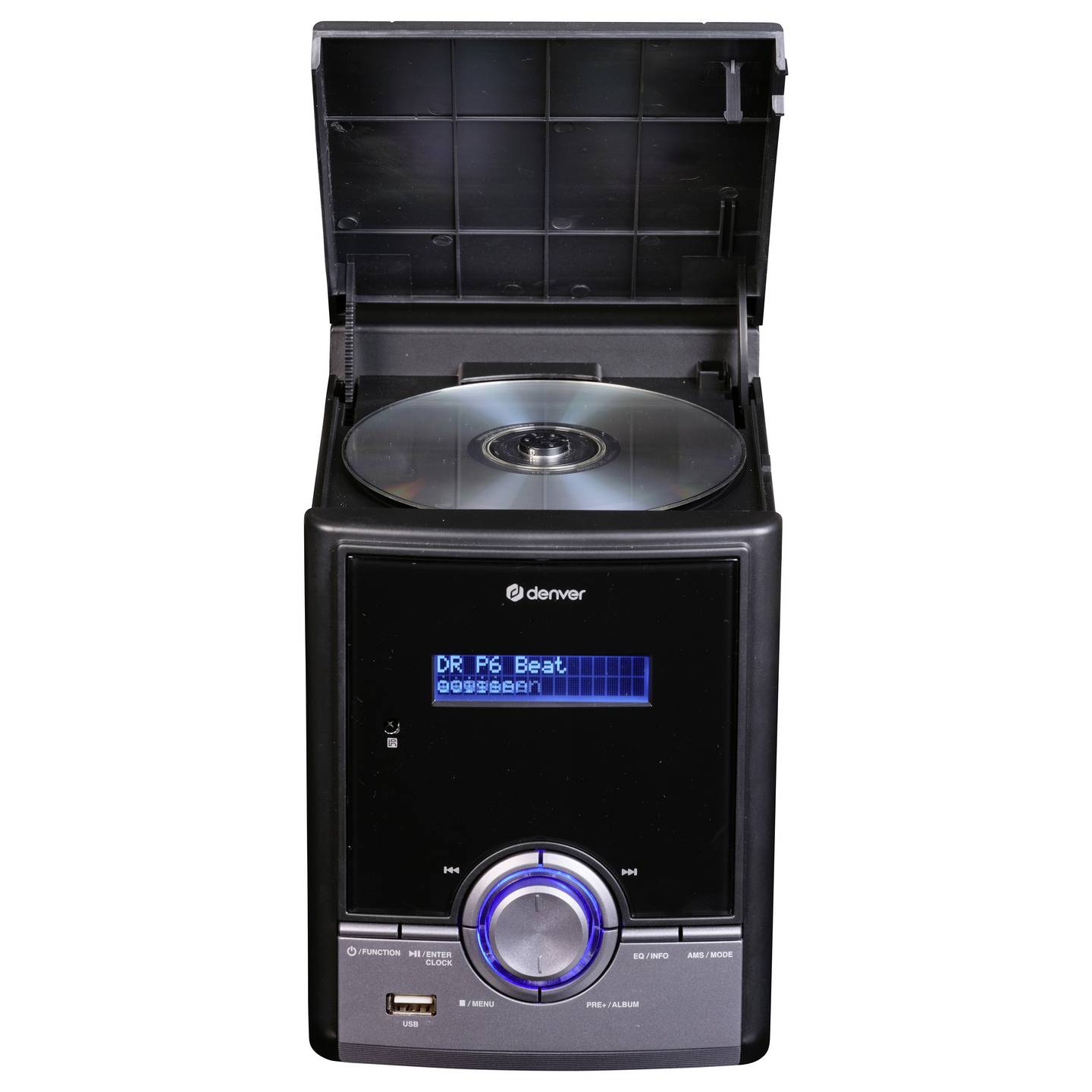 Denver MDA-285 DAB FM Musiksystem mit Bluetooth CD MP3 2x5W schwarz - 5706751075162
