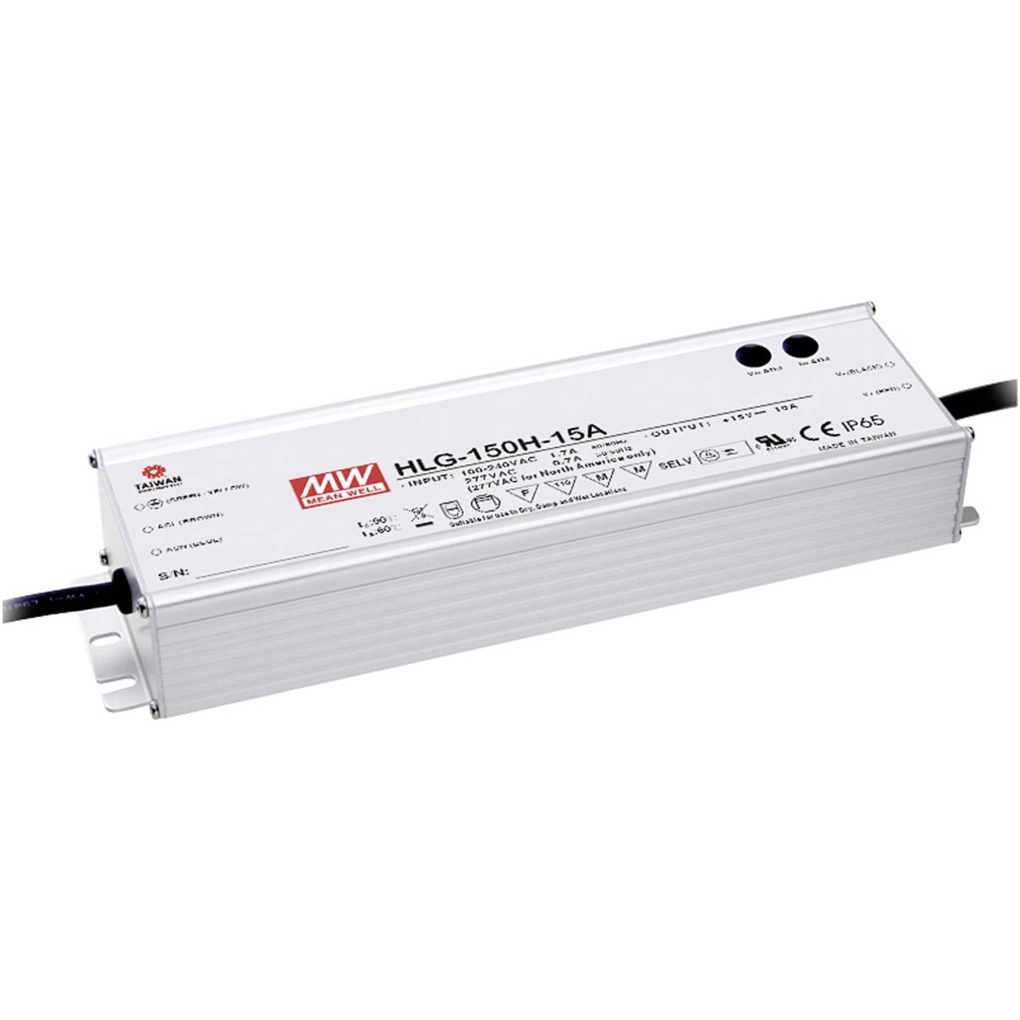 Mean Well LED-Treiber HLG-150H-30A 150W 5A Konstantspannung PFC IP65 228x68mm - 4711287449814