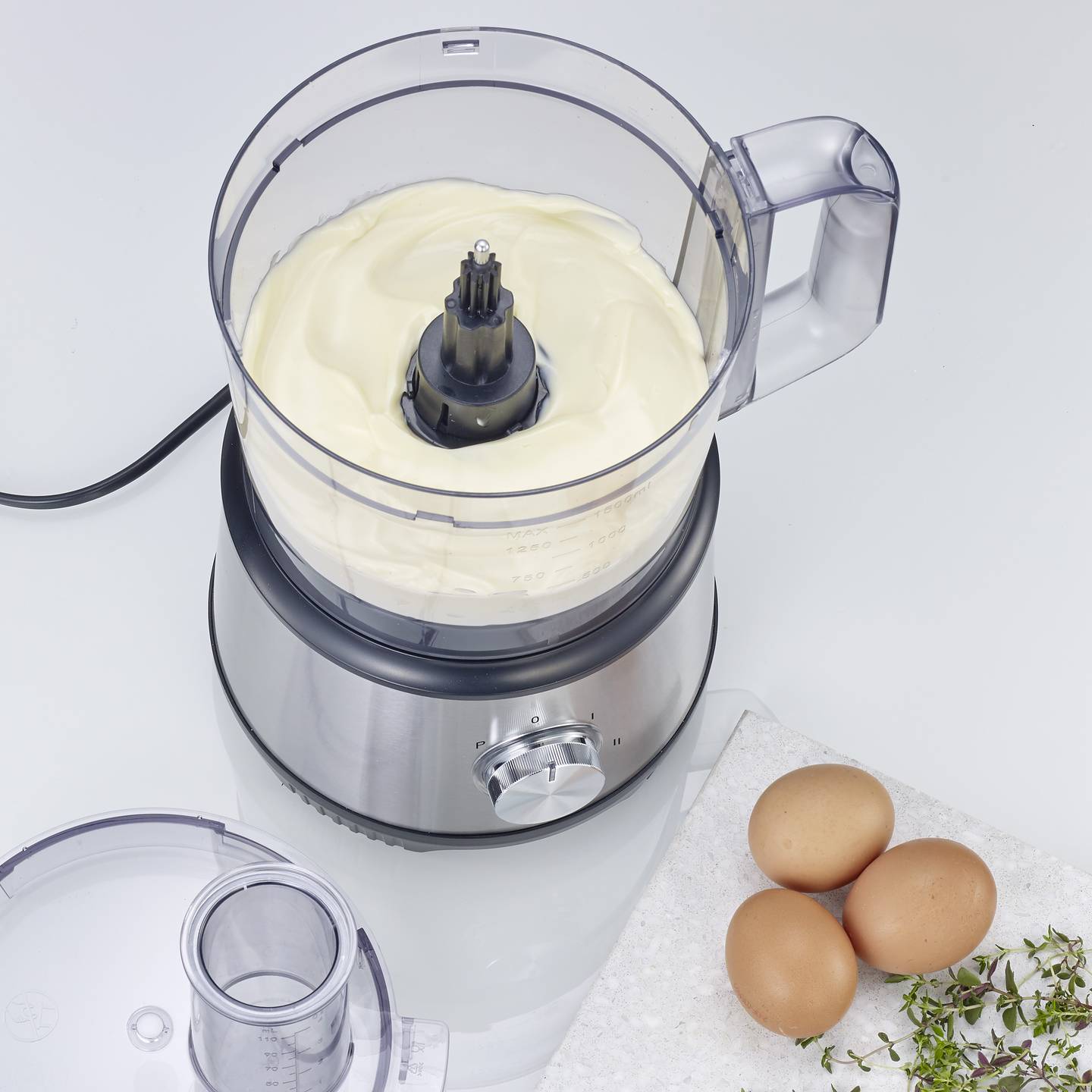 Severin Küchenmaschine Rührmaschine KM 3892 1200W Edelstahl Glas 1,5l Silber - 4008146038099