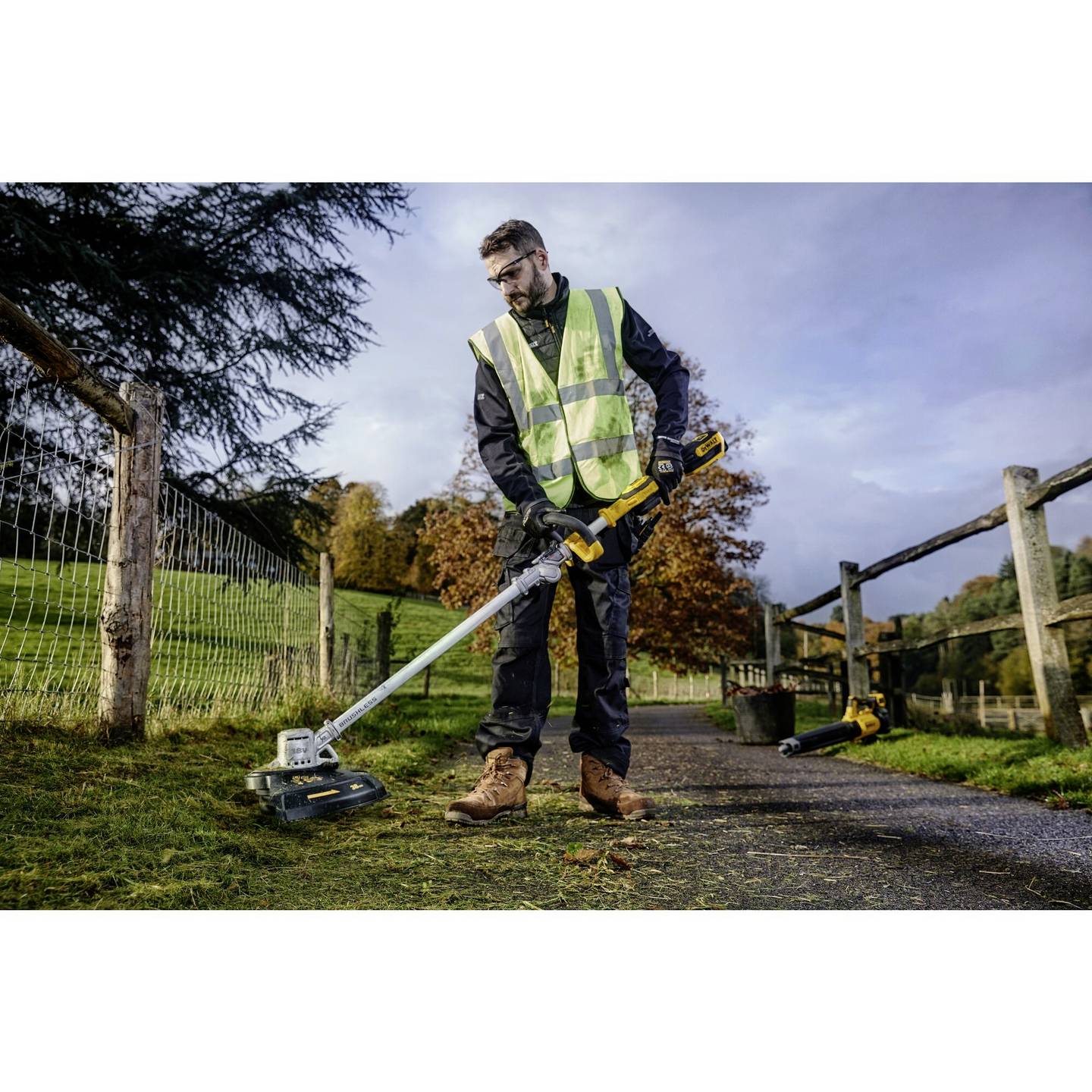 DeWalt Akku-Rasentrimmer DCMST561 schnurlos Fadenrasenmäher 18V 35cm leicht - 5035048729298