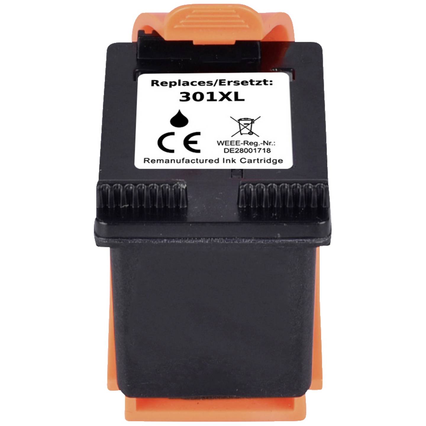 RENKFORCE TINTE HP 301 XL SCHW Schwarz Tintenpatrone Druckerpatrone Patrone - 4064161249728