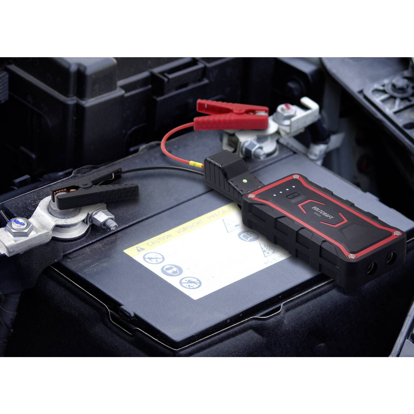 Voltcraft Schnellstartsystem 1000A VC-10637210 Starthilfe Powerbank schwarz - 4053199972289