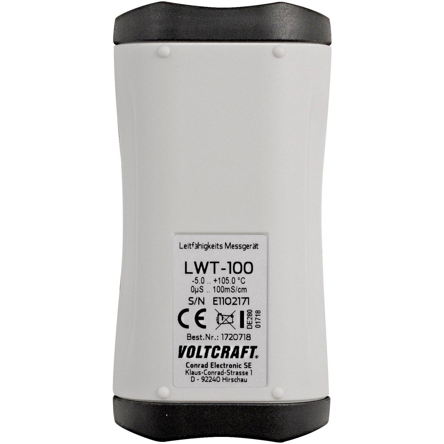 Voltcraft Leitfähigkeits-Messgerät LWT-100 TDS Salinität Handmessgerät IP67 200g - 4058175499217