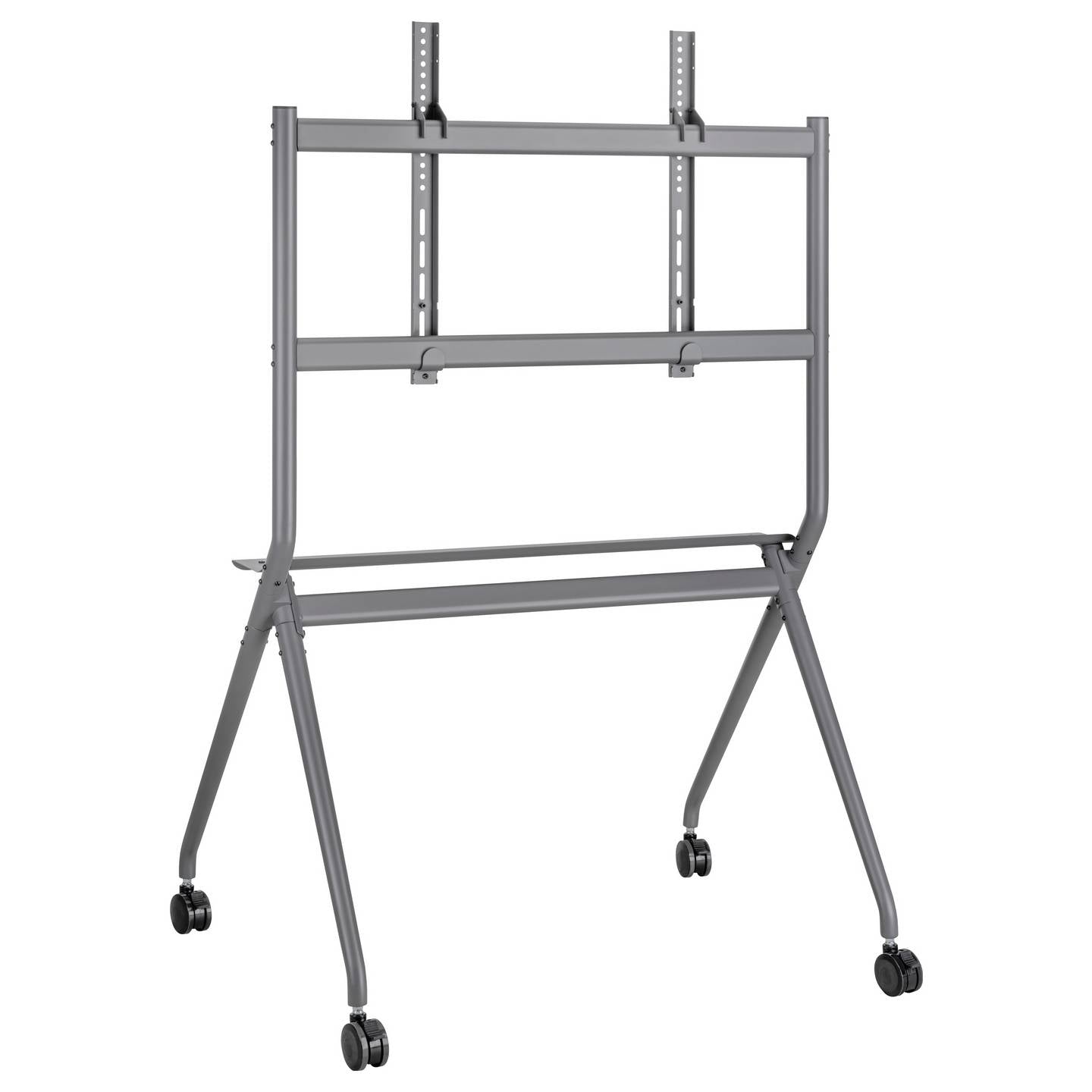 SpeaKa Professional TV Rollwagen Bodenständer TV Wagen höhenverstellbar grau - 4064161393346