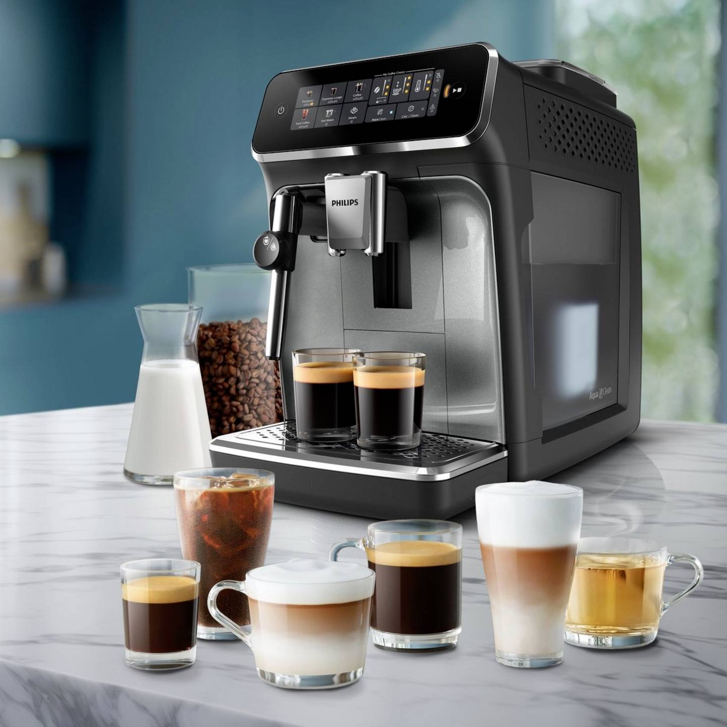 Philips Home Kaffeevollautomat Series 3300 EP3329/70 Kaffeemaschine 1500W 1,8l - 8720389031229