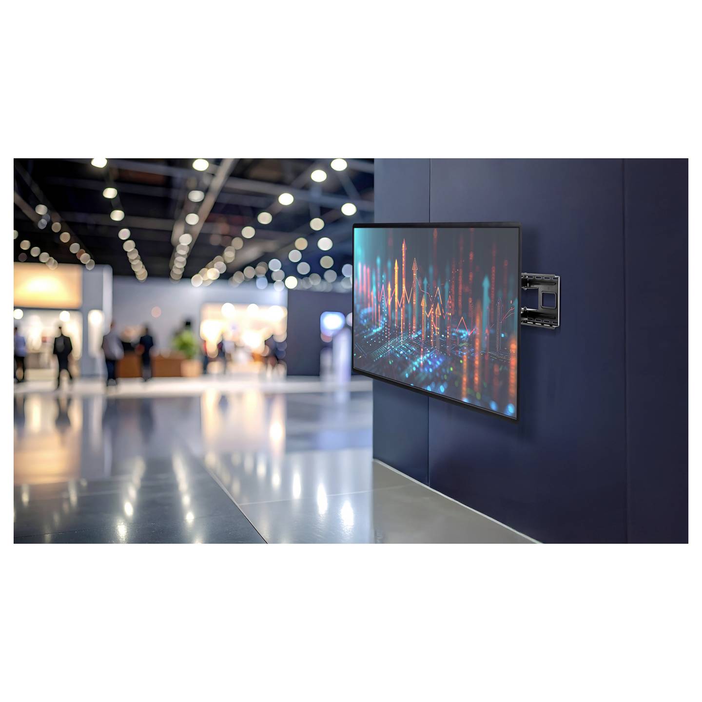 SpeaKa Professional TV-Wandhalterung neigbar schwenkbar für 60-120 Zoll 120kg - 4064161497037