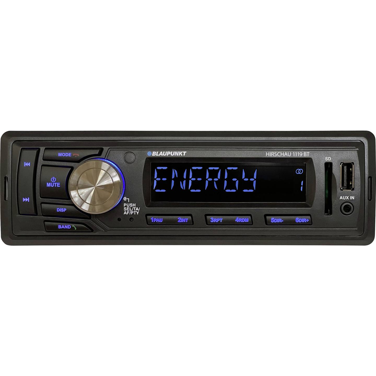 Blaupunkt Autoradio HIRSCHAU 1119BT Bluetooth Freisprecheinrichtung schwarz USB - 4260499854386