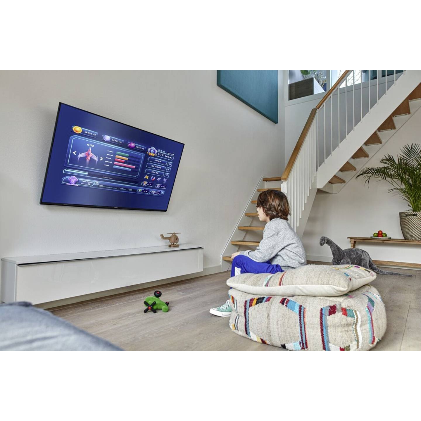 Vogel's TV-Wandhalterung Neigbar für 32-65 Zoll Fernseher bis 25kg schwarz - 8712285347740