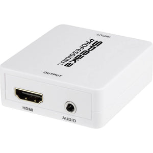 B-Ware SpeaKa Professional Audio Extraktor HDMI 1920x1080 Audio-Video-Signal Weiß