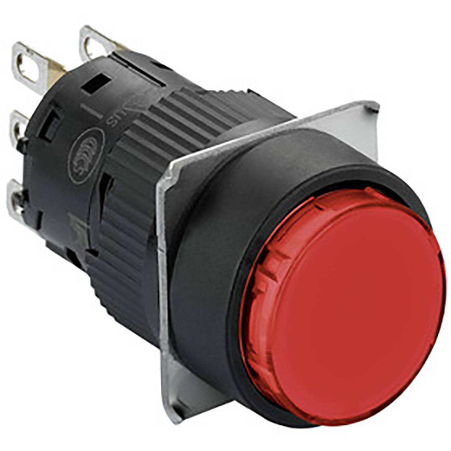 Schneider Electric Leuchtdrucktaster rot Ø16mm flach 24V IP65/IP67 5 St. Leuchte - 13389110625032