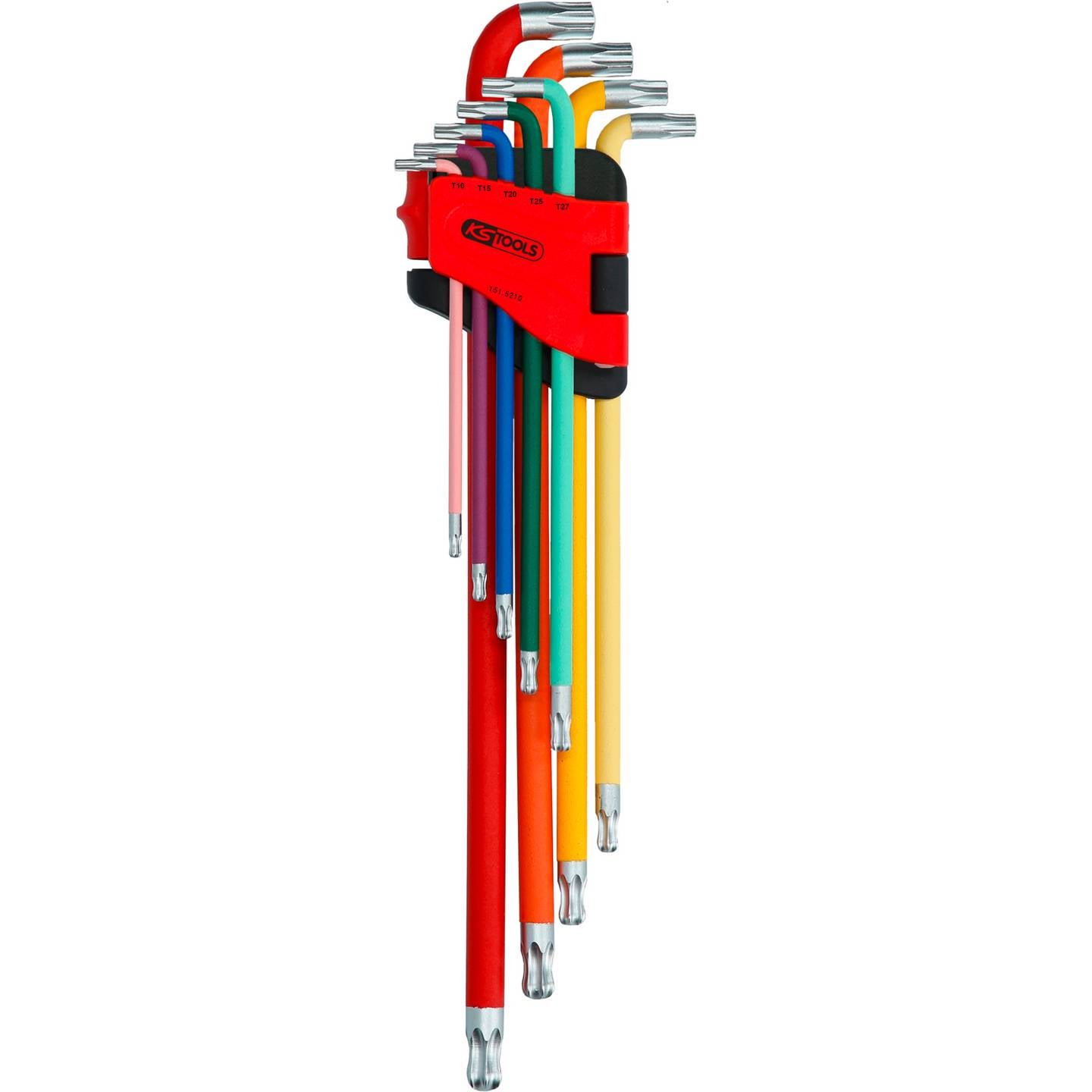 KS Tools Winkelschraubendreher Set Satz Kugelkopf Torx Stiftschlüssel 9-teilig - 4042146801062