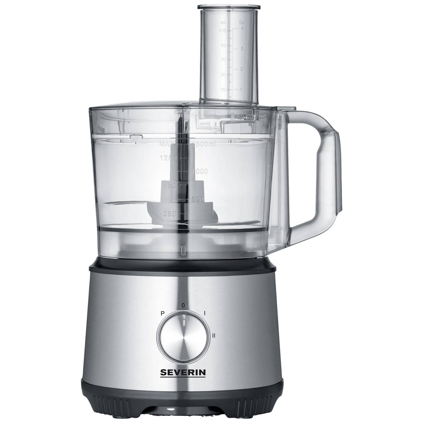 Severin Küchenmaschine Rührmaschine KM 3892 1200W Edelstahl Glas 1,5l Silber - 4008146038099