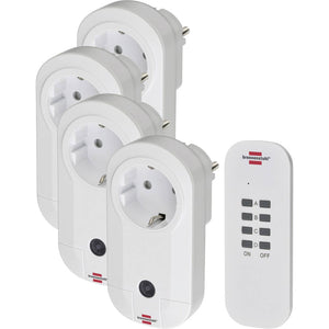 B-Ware Brennenstuhl Funk Steckdosen-Set Innenbereich 1000W Komfort Funksteckdose weiß