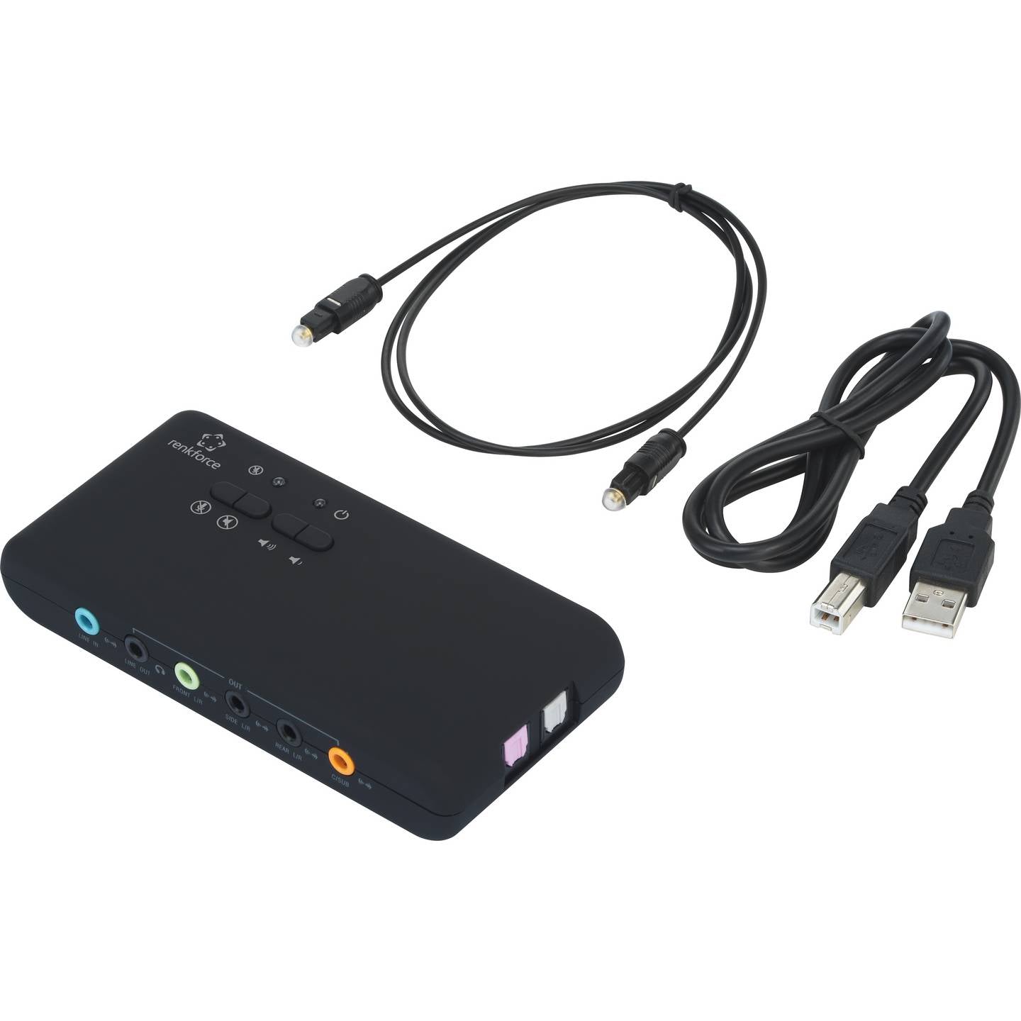 Renkforce Soundkarte extern 7.1 RF-4355800 Digitalausgang USB Lautstärkeregler - 4053199995318