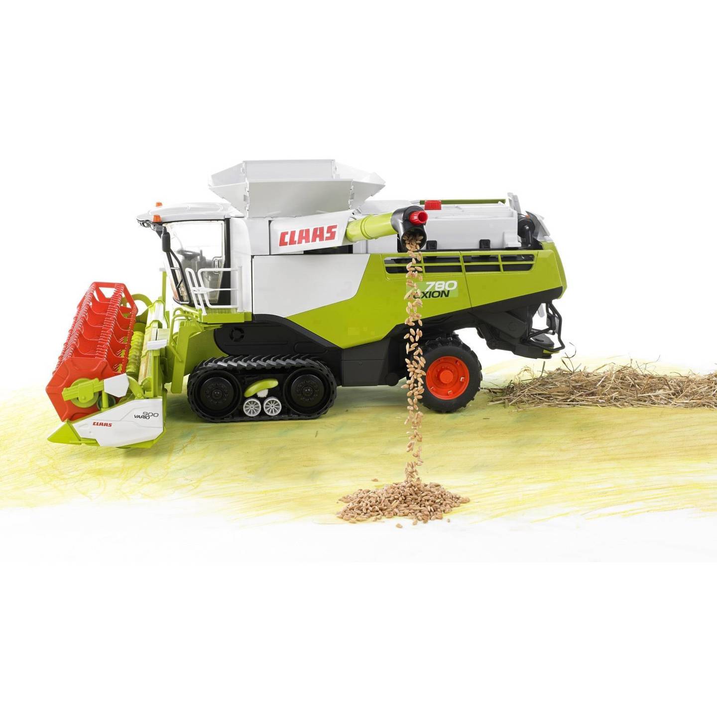 Bruder Claas Lexion 780 Terra Trac Mähdrescher 1:16 Landwirtschafts Modell - 4001702021191