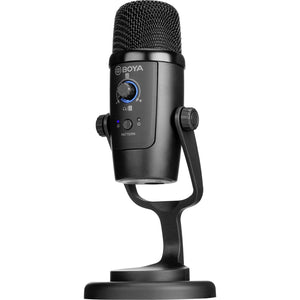B-Ware BOYA USB-Mikrofon PM500 Standmikrofon Kabelgebunden Nierencharakteristik