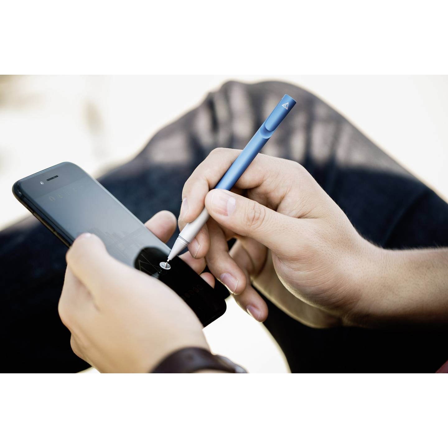 Adonit Touchpen Mini 4 Dunkelgrau Stylus für Apple iPhone 16 Geräte mit Display - 0847663022822