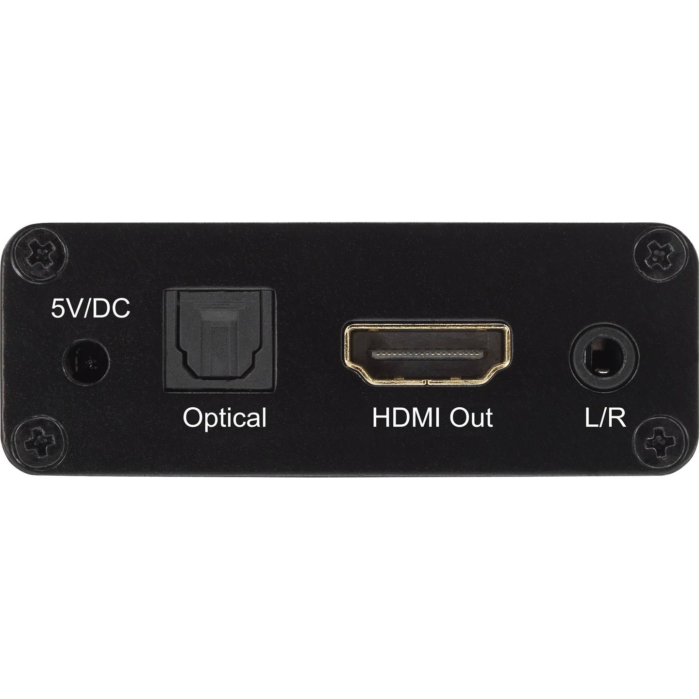 SpeaKa Professional Audio Extraktor HDMI 4K 3840x2160 Toslink Klinke Cinch - 4053199540266