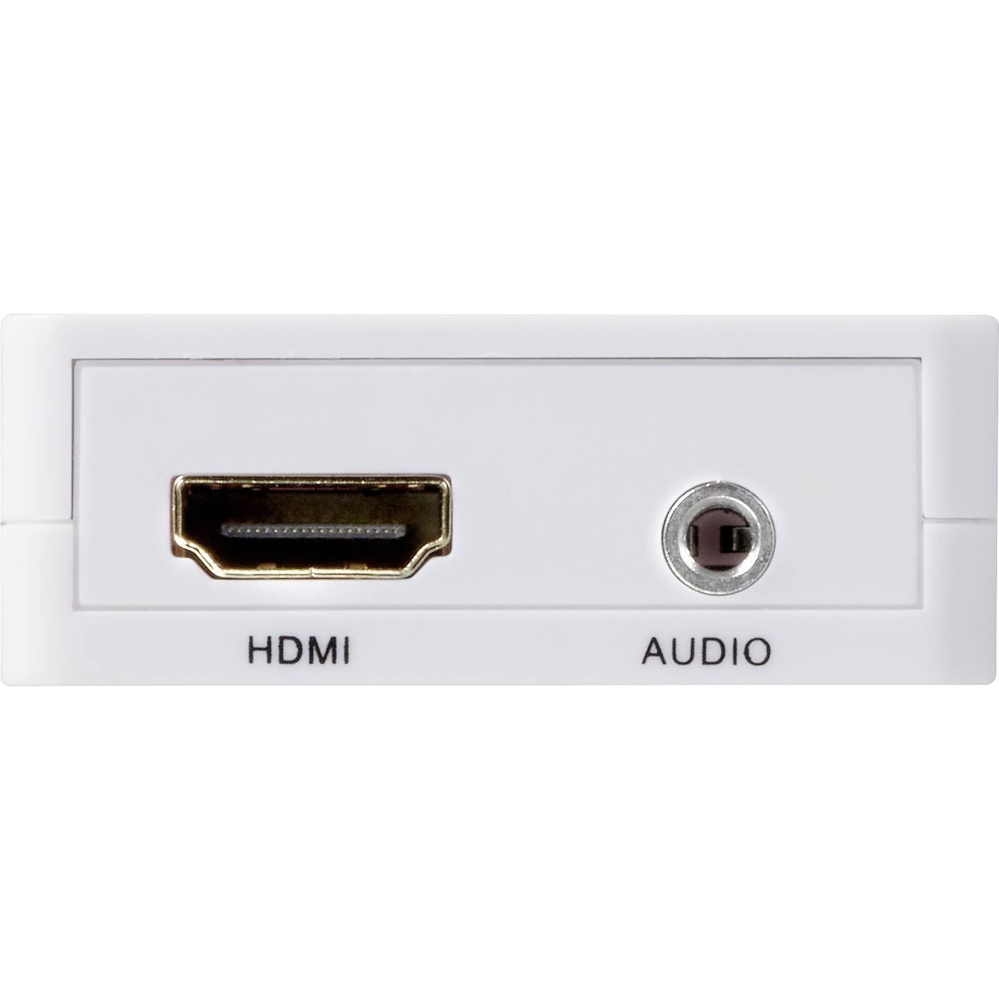 SpeaKa Professional Audio Extraktor HDMI 1920x1080 Audio-Video-Signal Weiß - 4053199547449