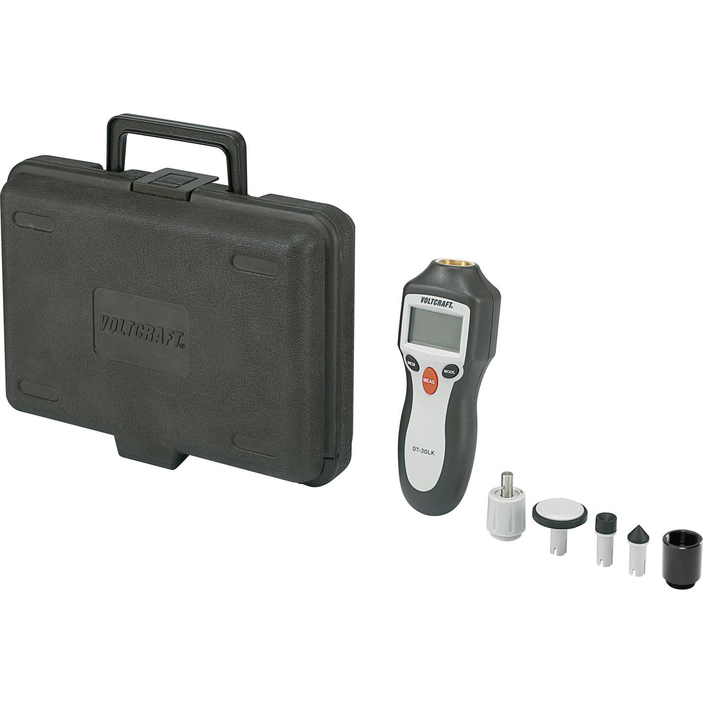 Voltcraft Drehzahlmesser DT-30LK SE mechanisch optisch 2-20000 U/min LCD 210g - 4064161234298