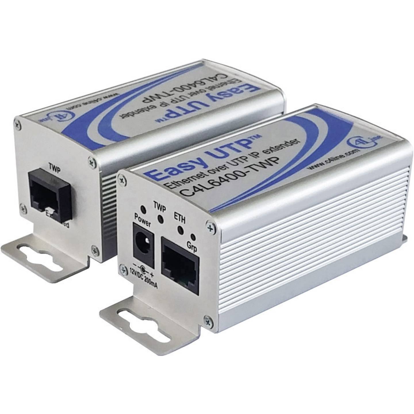 Renkforce Netzwerkverlängerung 2-Draht 500m 100MBit/s ohne PoE-Funktion 1 St. - 4016139052816