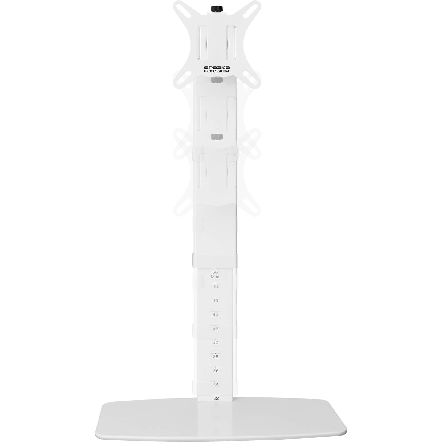 SpeaKa Professional Monitor-Standfuß Höhenverstellbar 360° drehbar 8kg Ständer - 4064161206721