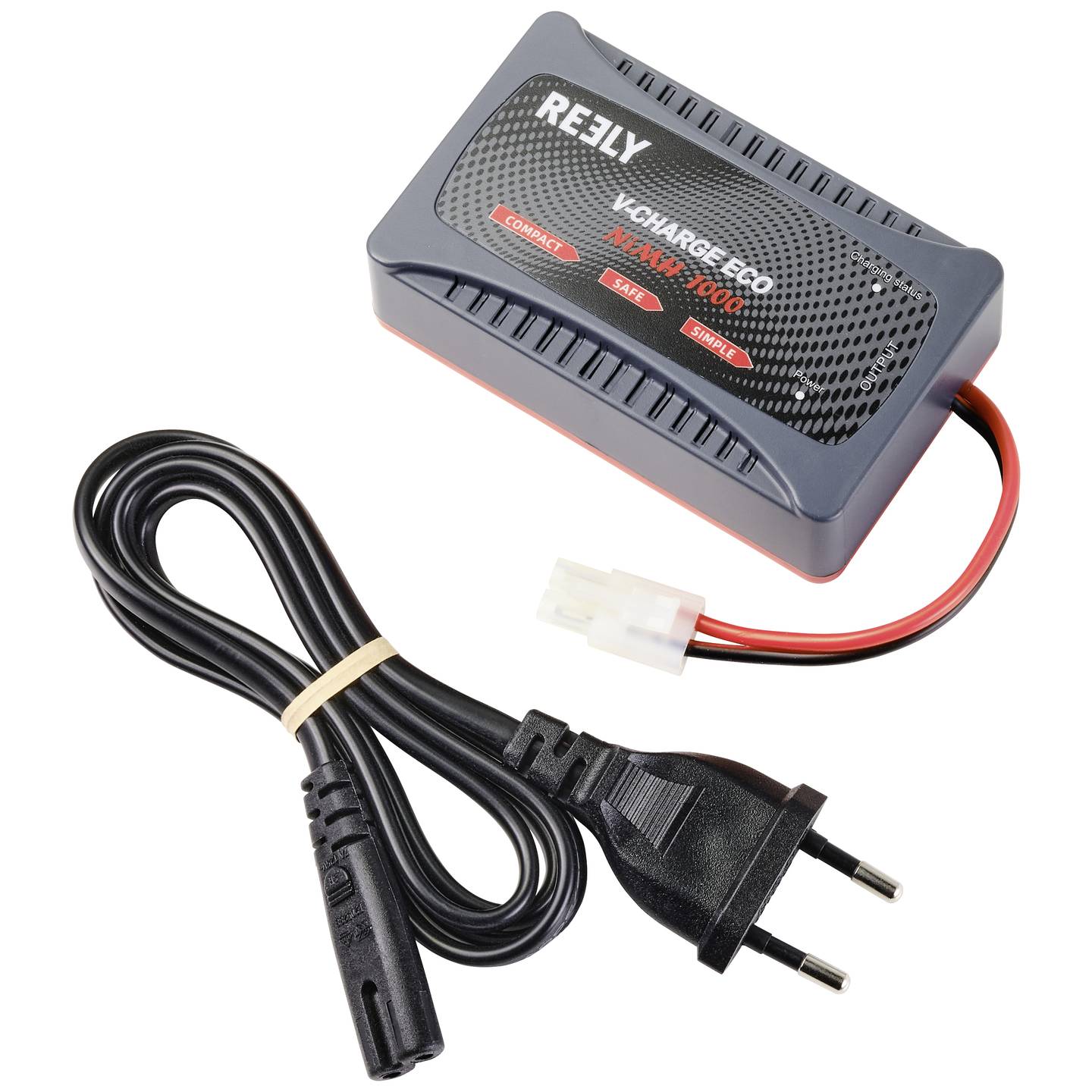 Reely Modellbau-Ladegerät V-CHARGE ECO NIMH 1000 NiMH 1A Tamiya-Buchse 230V - 4064161221090