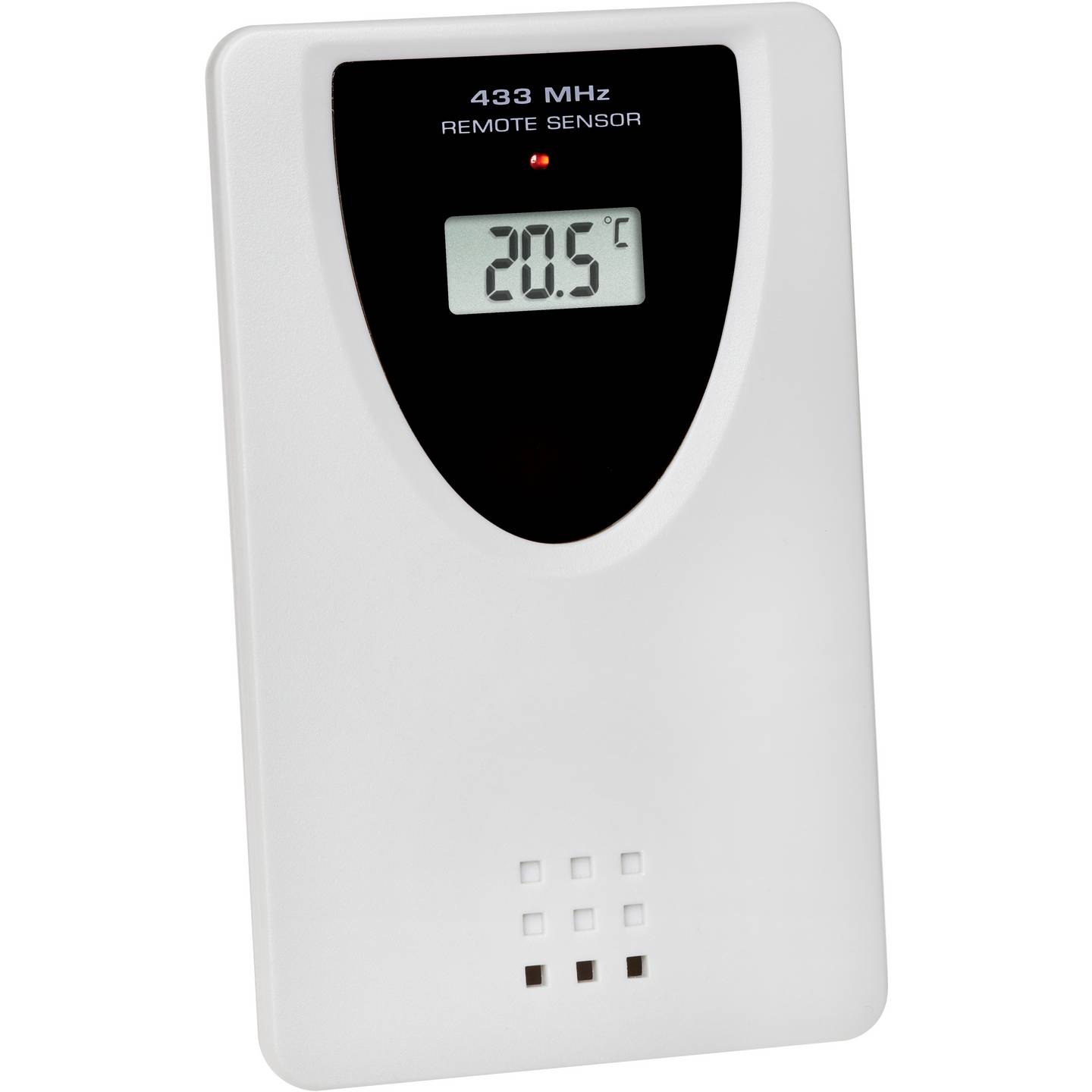 TFA Dostmann Wanduhr Funk Holz digital Temperaturanzeige 24h Alarm 24.8x20.6cm - 4009816036520