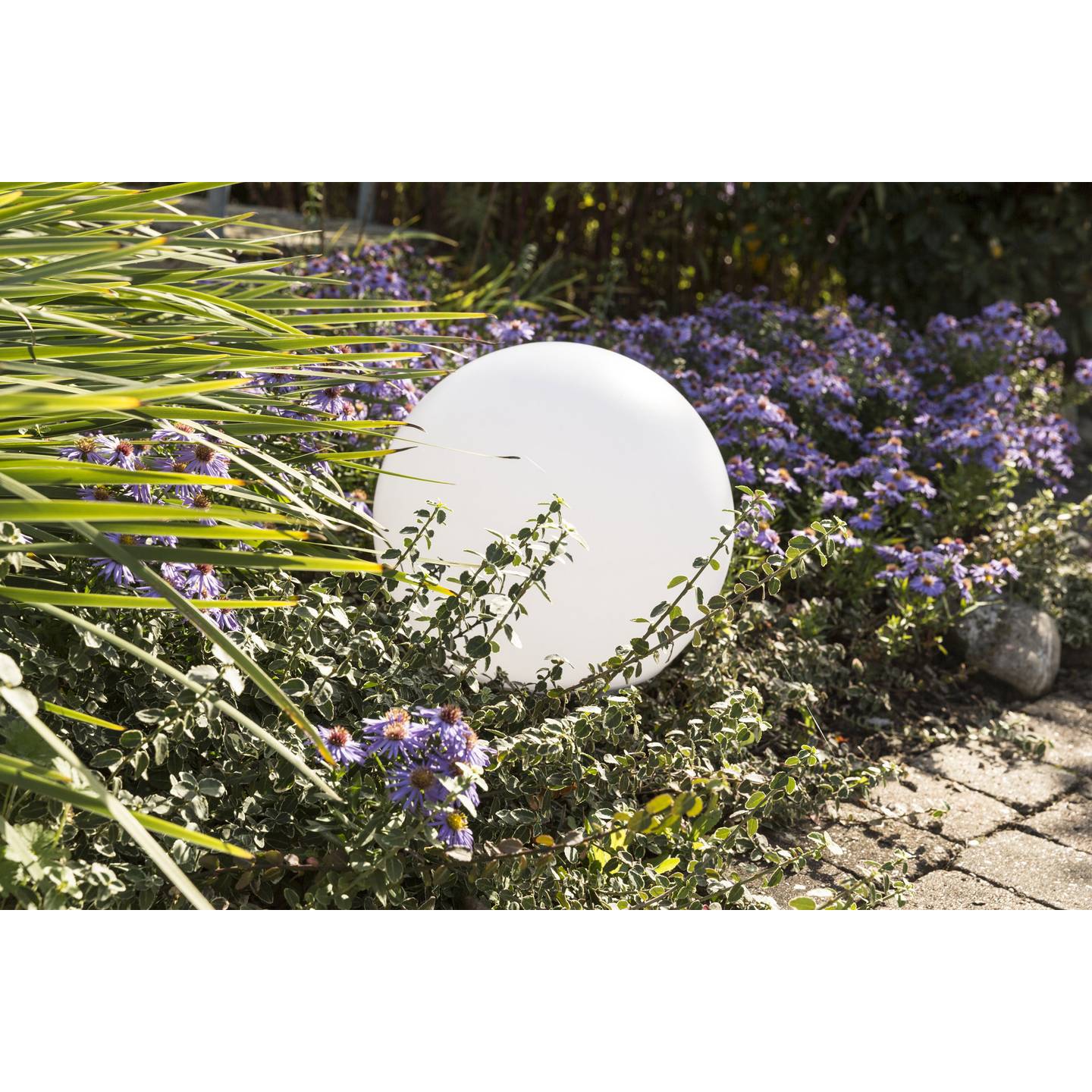 Heitronic Solar-Dekoleuchte Solarkugel LED Gartenleuchte RGBW schwimmfähig - 4002940372342