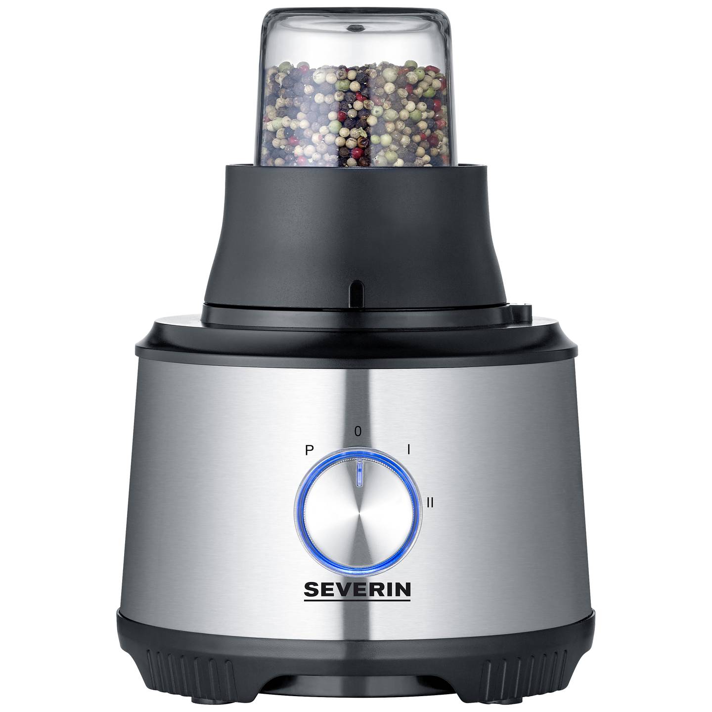 Severin Küchenmaschine Rührmaschine KM 3892 1200W Edelstahl Glas 1,5l Silber - 4008146038099