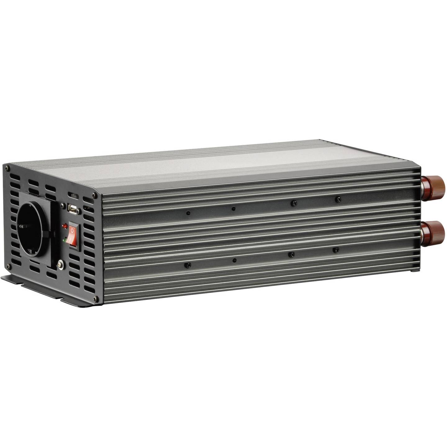 VOLTCRAFT MSW 2000-24-G USB Wechselrichter 2000W 3000W 2 Steckdosen 12/24V - 4016138940305