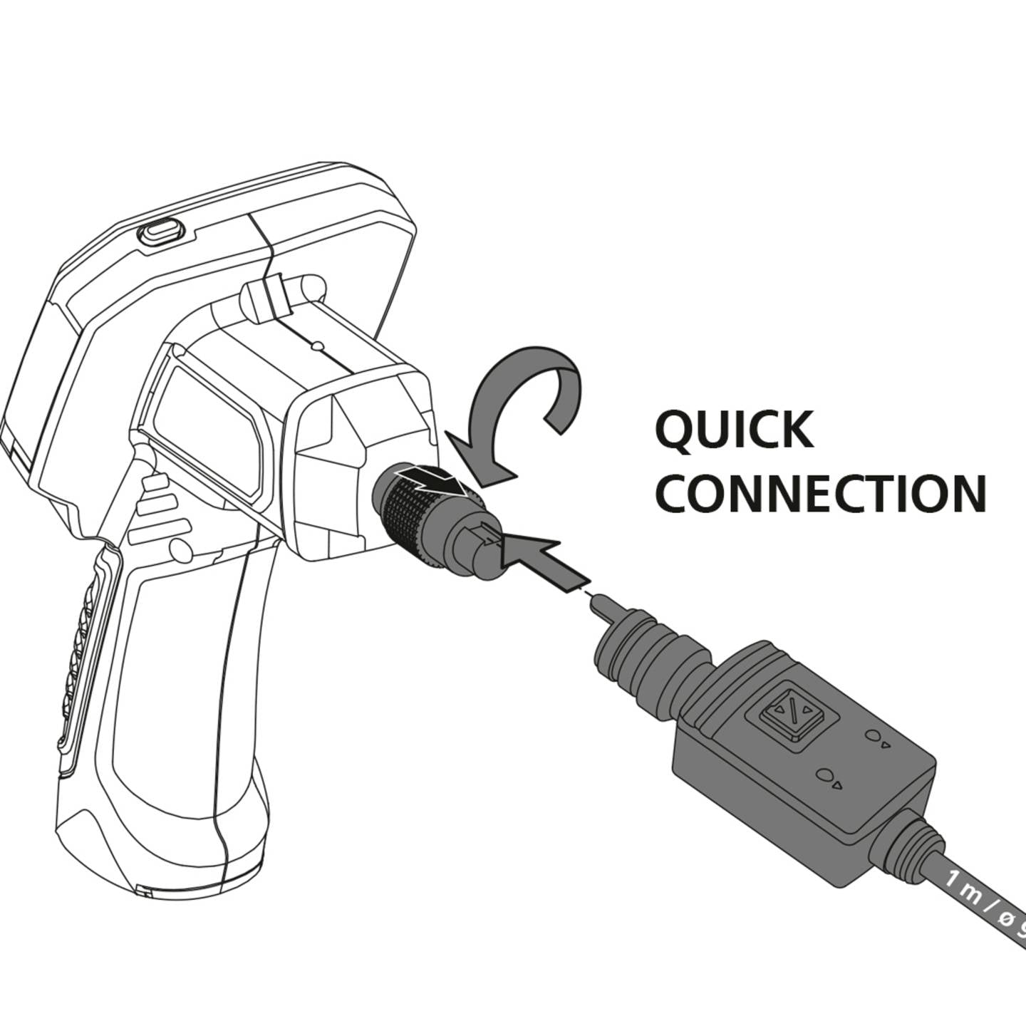 Laserliner Kameraeinheit Kamera DuoView Videoflex G3 G4 Endoskop Sonde LED - 4021563707447
