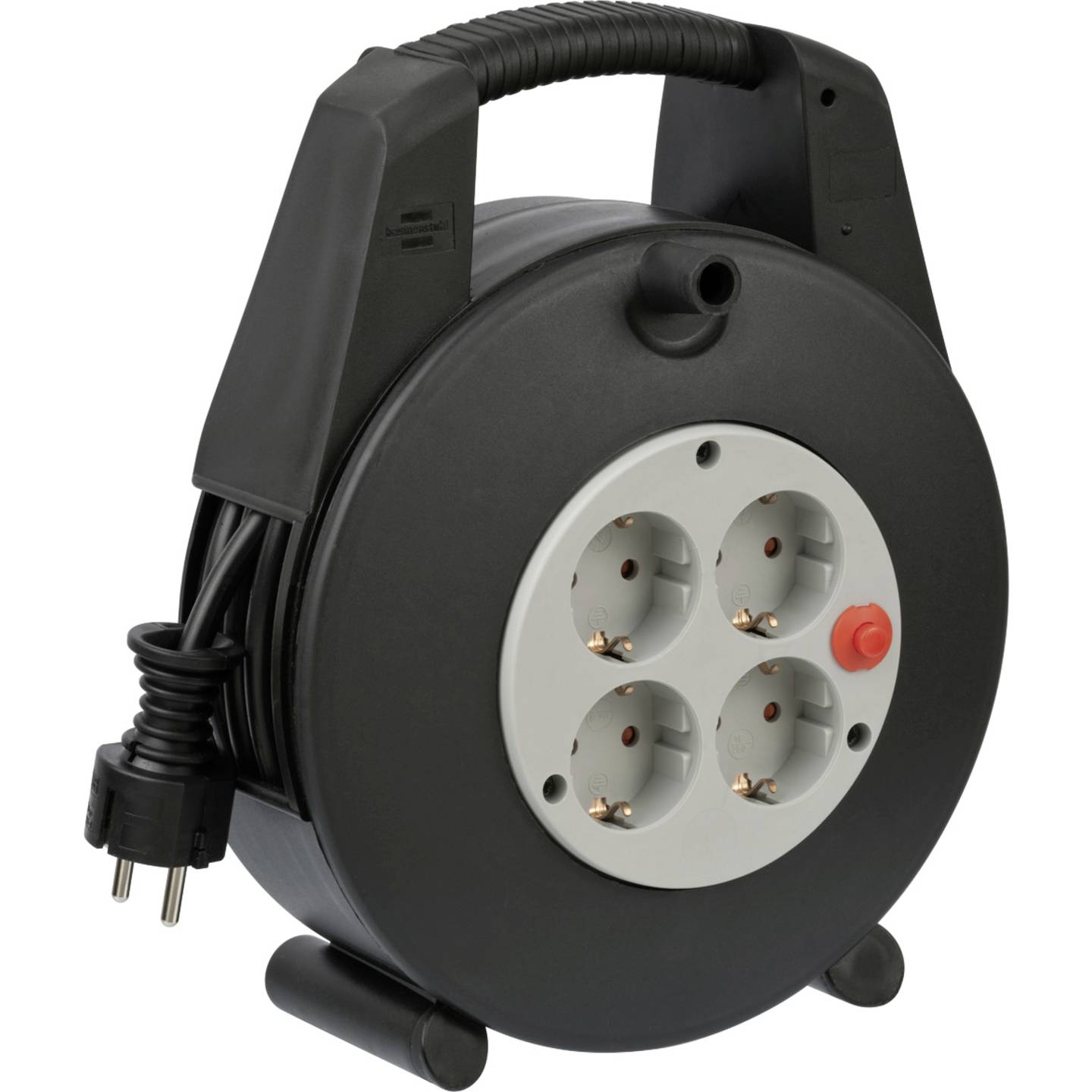 Brennenstuhl Vario Line Power Extension 15 M 4 AC Outlet(s) Black,... - 4007123042203