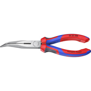B-Ware Knipex Flachrundzange 26 22 200 Werkstatt Zange Vanadium Elektrostahl 200mm 40°