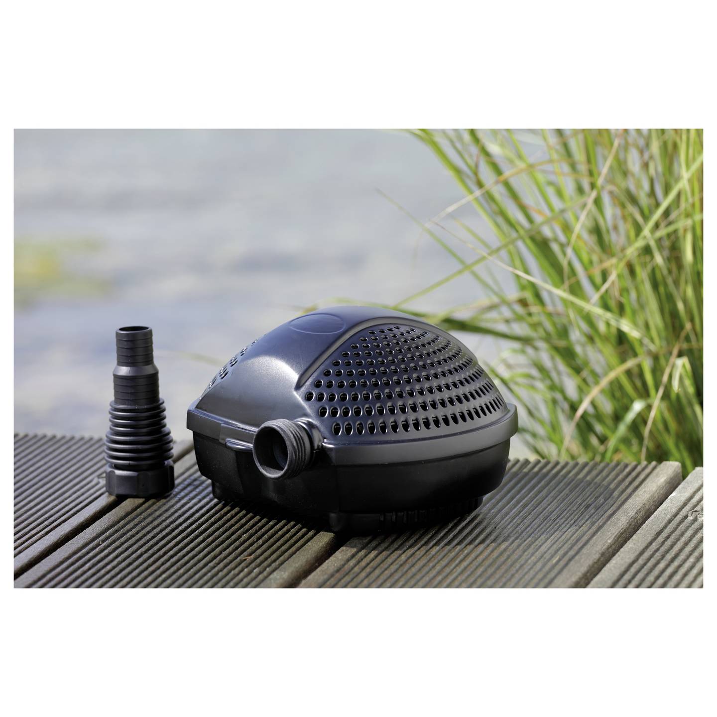 Pontec Bachlaufpumpe 1500l/h Wasserpumpe für Teichanlagen Gartenpumpe 25W - 4010052508511