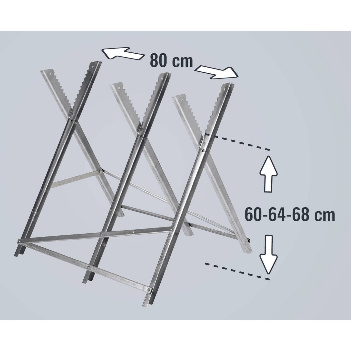 Einhell Kettensägebock Arbeitshöhen klappbar Holzarbeiten Gartenwerkzeug 3-fach - 4006825548693