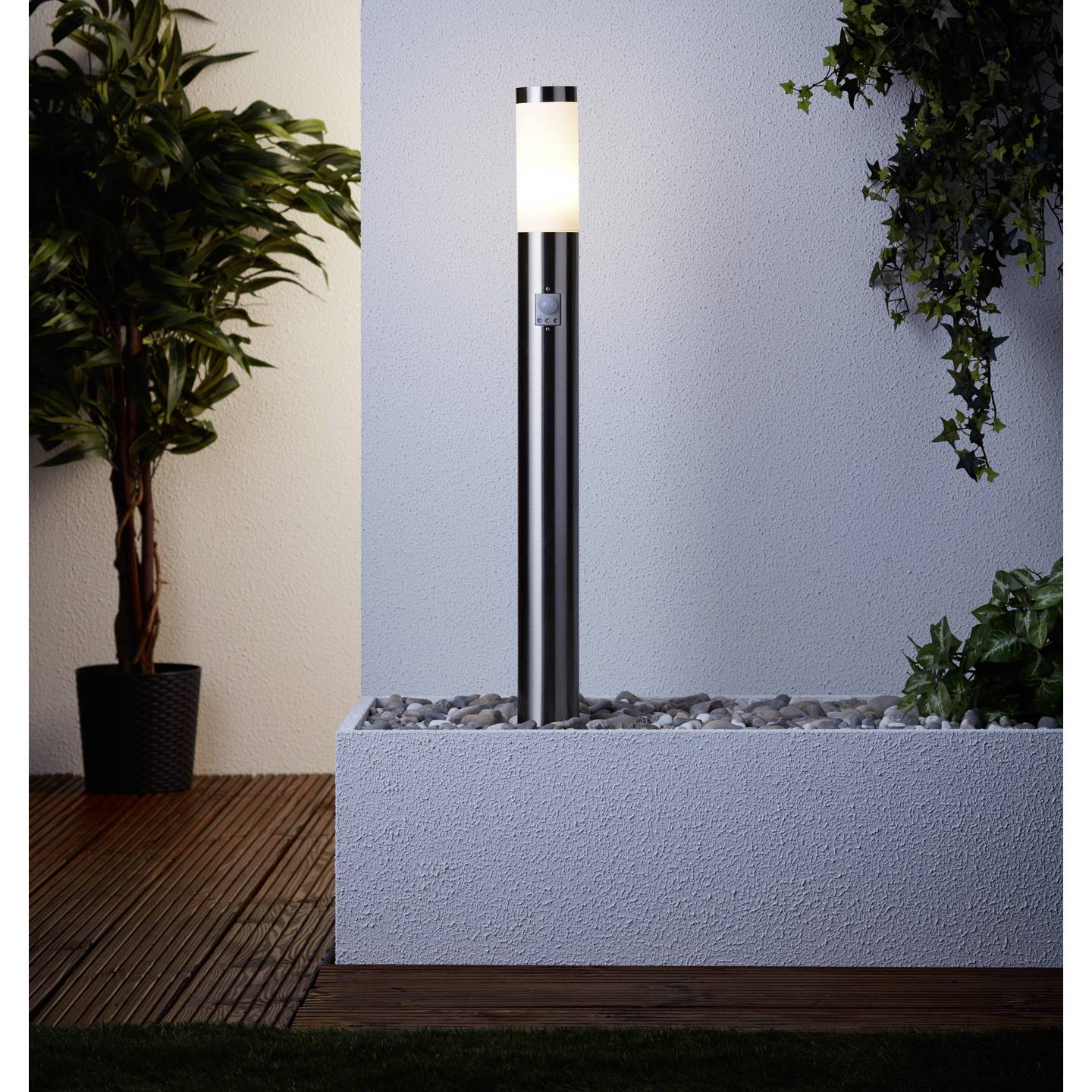 Brilliant Außenstandleuchte Gartenleuchte G46799/82 LED mit Bewegungsmelder - 4004353133756