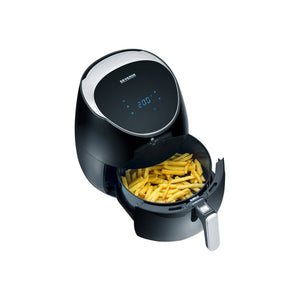 B-Ware Severin FR 2445 Heißluft-Fritteuse Heißluftfritteuse 2000W Timerfunktion Schwarz