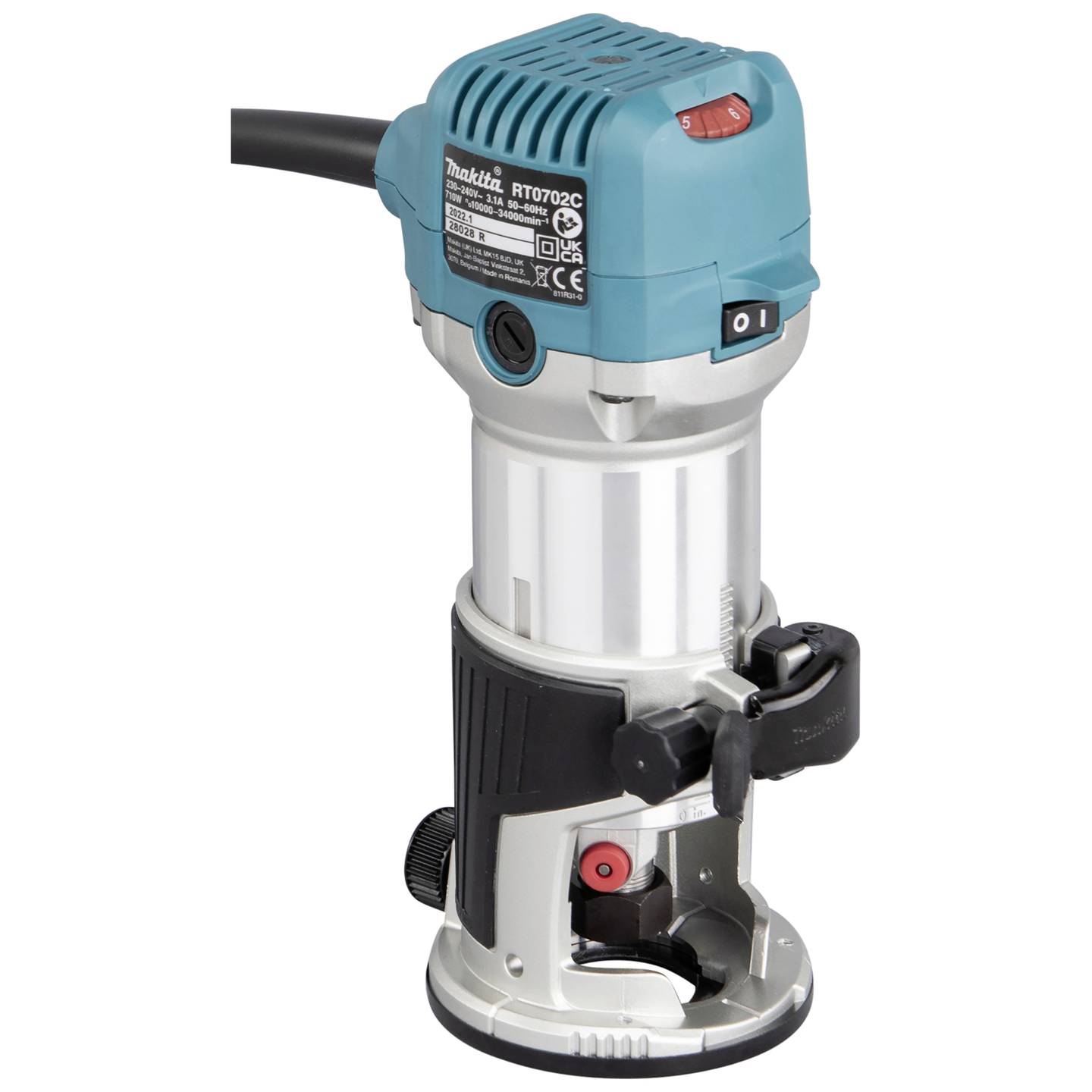 Makita Multifunktionsfräse RT0702CX2J Fräse 710W Handwerkzeug Tischlerwerkzeug - 88381752695