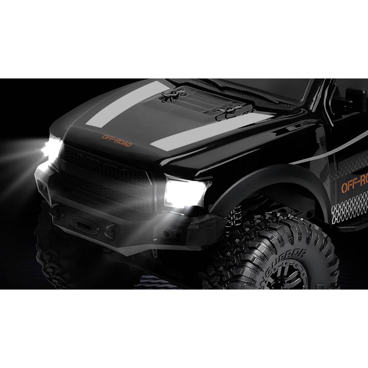 Amewi RC Modellauto Crawler Brushed 1:10 Elektro Allradantrieb 4WD schwarz - 4260768515253