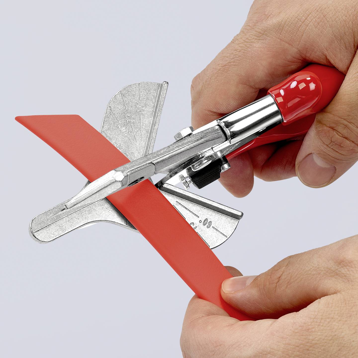 Knipex Gehrungsschere Kunststoffschneider Schere Gummiprofile 215mm 400g - 4003773046974