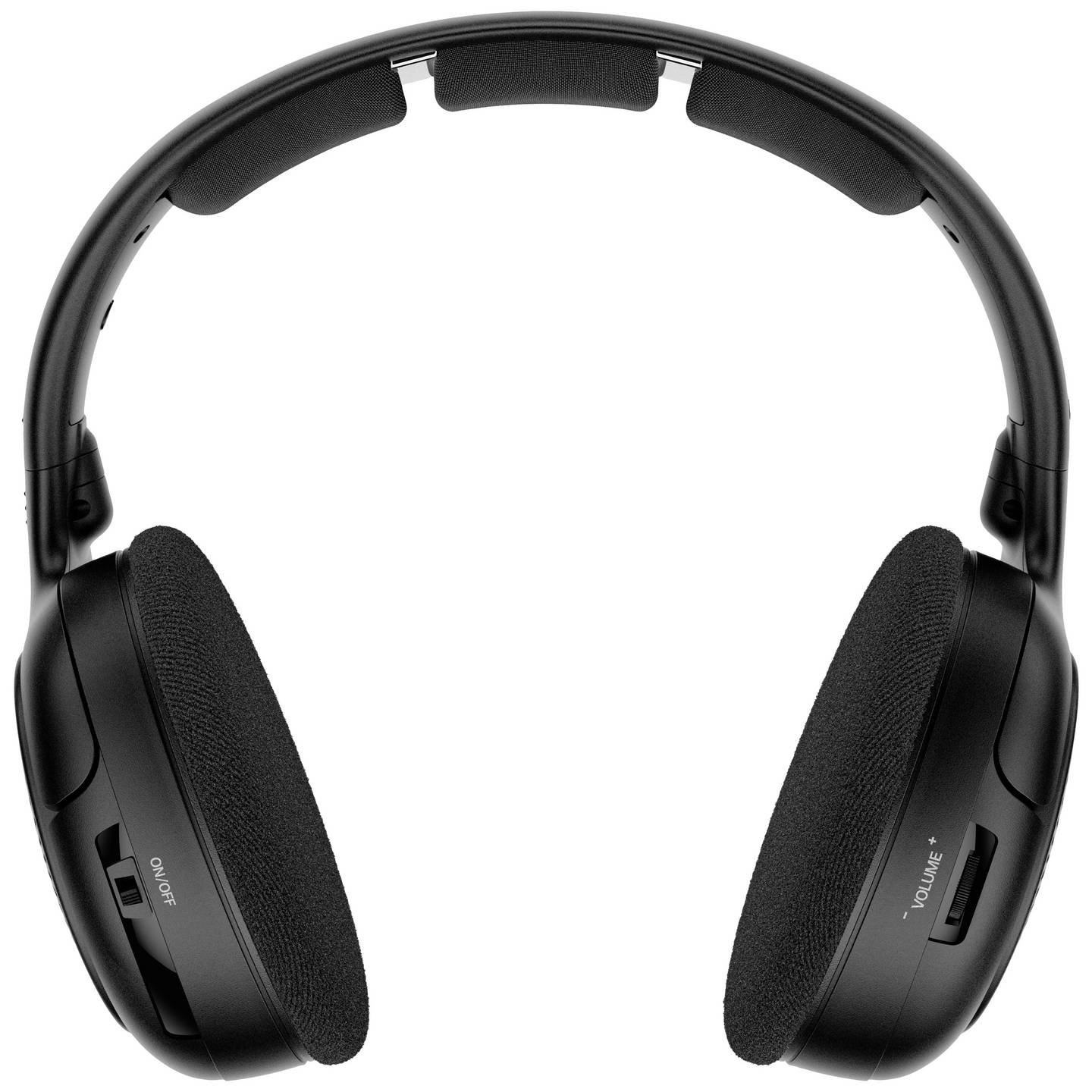 Sennheiser On Ear Kopfhörer Funk Stereo RS 120-W mit Lautstärkeregelung schwarz - 4260752330367