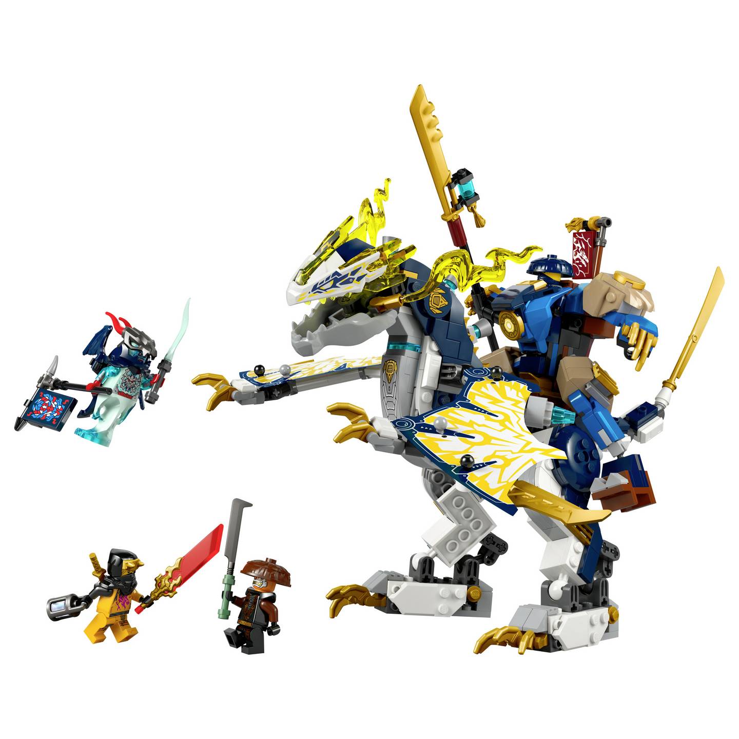 LEGO NINJAGO Spielzeugmech Roboter Drache Rogues Mech Drachenreiter Ninja Set - 5702017929194