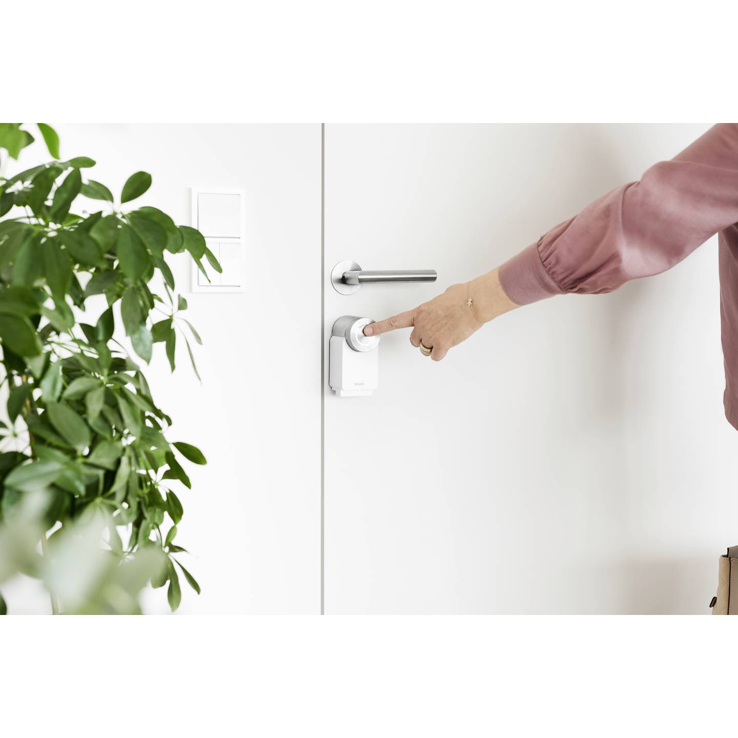 NUKI Türschlossantrieb Smart Lock 3.0 Pro Bluetooth-fähig weiß 580g - 9120072081828