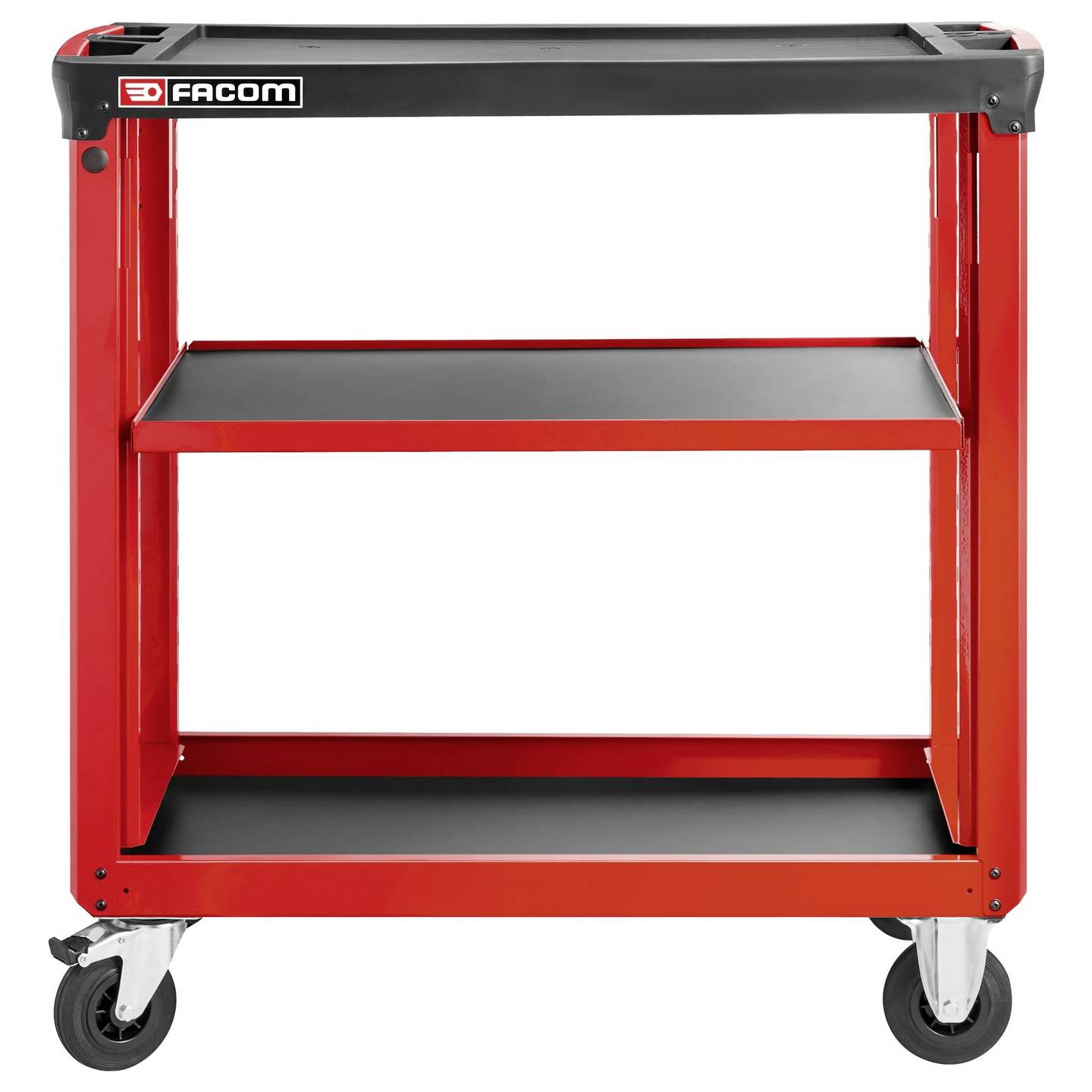 Facom ROLL.UC3SM4 Beistelltisch 3 Ebenen 250 kg Tragkraft Rot Schwarz - 3662424107085