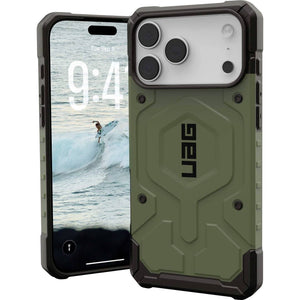 B-Ware Urban Armor Gear Case Schutzhülle Apple iPhone 17 Pro Max Olive TPU robust 5,5m