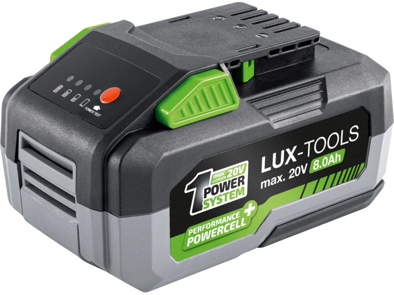 LUX-TOOLS Akku AK-20/8.0 20V 8Ah PowerSystem Akku für Elektrowerkzeuge - 4007871963195
